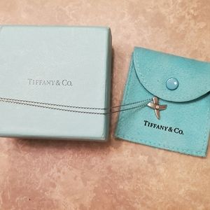 Tiffany & Co. Silver "X" Necklace